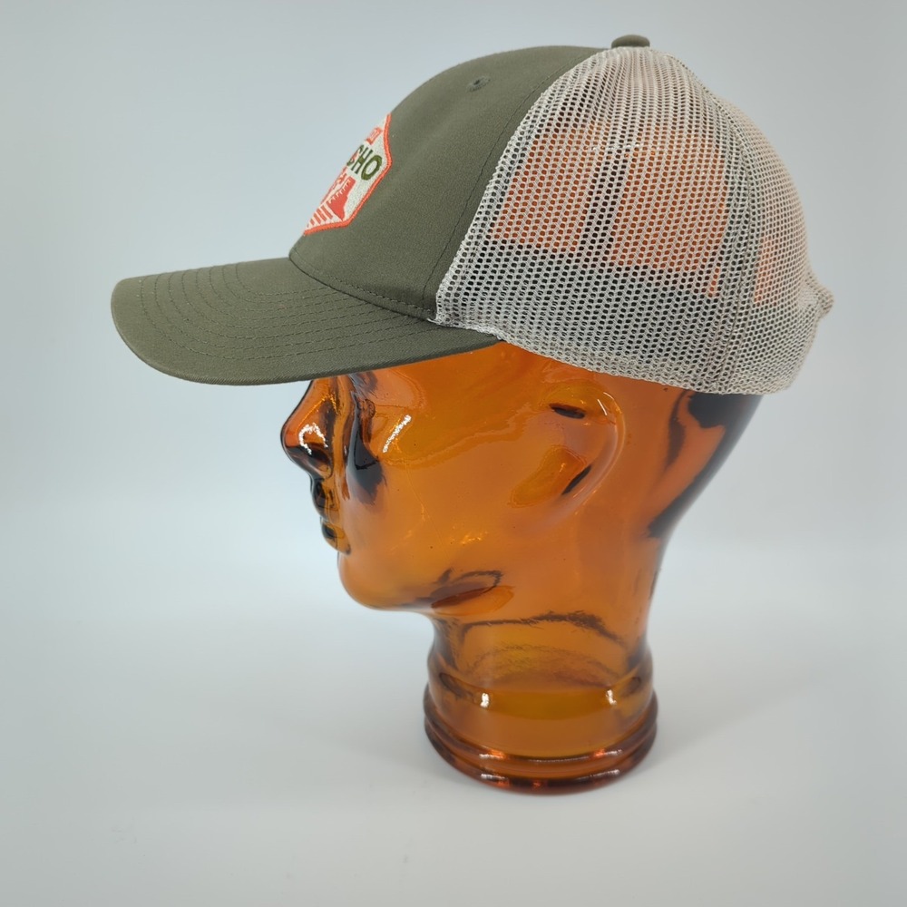 Poncho Hat Cap Snap Back‎ Gray Trucker Adjustable Outdoors Casual Austin Texas - Picture 3 of 9